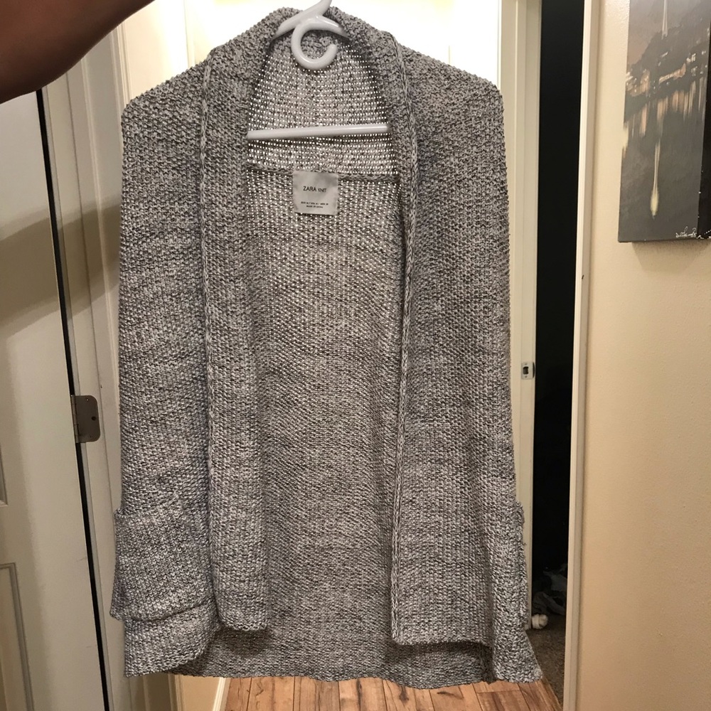 🌫 Zara Knit grey sweater! 🌫